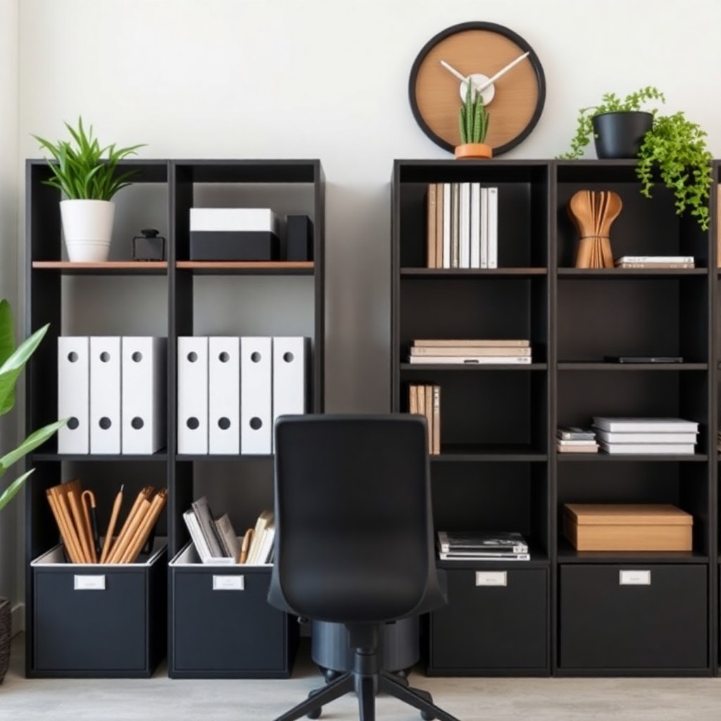 Guía de organización de oficina moderna