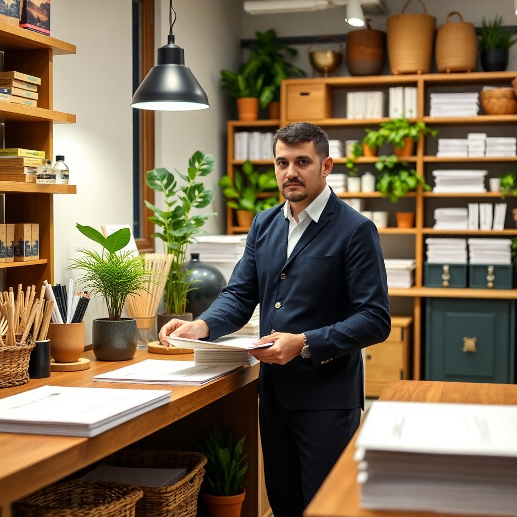 Material de oficina ecológico y sostenible